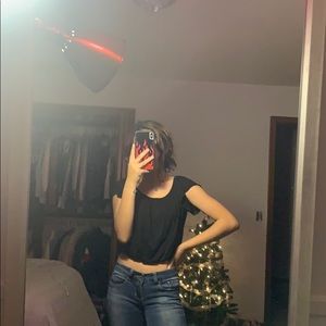 Soft black blouse